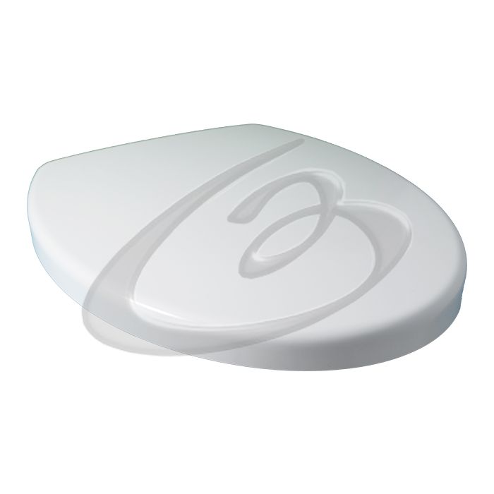 Copriwater Soho Italian Bath Style By HYDRO HOME - Sedile WC Bianco Duroplast 2,6 Kg - Chiusura Classica