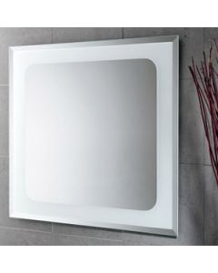 2596 - IRIDIUM SPECCHIO CON BORDO SABBIATO 70X70 SENZA LUCI