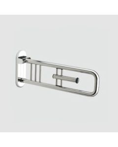 605865 - PRIMA CLASSE APPOGGIO RIBALTABILE CON PORTAROTOLO, 65 CM