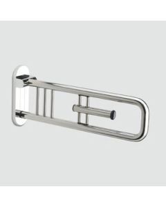 605875 - PRIMA CLASSE APPOGGIO RIBALTABILE CON PORTAROTOLO, 75 CM