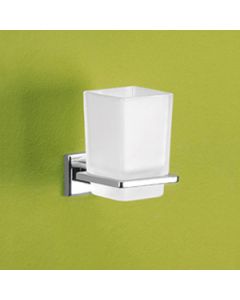 6910 - COLORADO PORTASPAZZOLINI CON CONTENITORE IN VETRO SATINATO