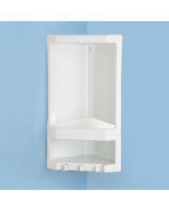 807902 - JUNIOR, PORTASAPONE ANGOLARE IN RESINE TERMOPLASTICHE, BIANCO