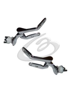 CERNIERE COPRIWATER REX ARTIGIANATO CERAMICO - CROMO LUCIDO