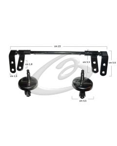 CERNIERE COPRIWATER AQUATECH KERASAN - CROMO LUCIDO