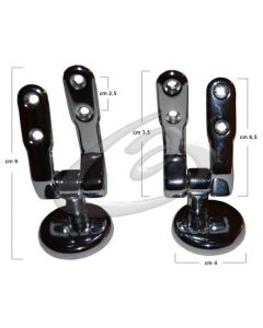 CERNIERE COPRIWATER RUBIS IDEAL SANITAIRE - CROMO LUCIDO