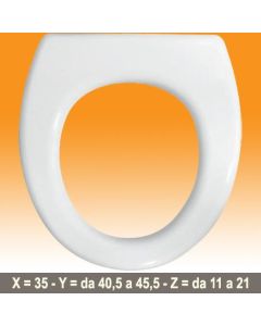 ARIANNA NEW GLOBO - COPRIWATER LEGNO TRUCIOLARE POLIESTERE BIANCO