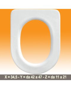 ELISA GSI - COPRIWATER LEGNO TRUCIOLARE POLIESTERE BIANCO