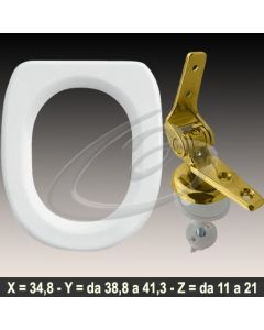COPRIWATER ORION EOS SIMCA CERNIERA DORATA ORO