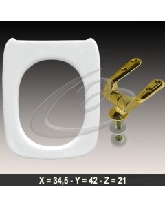 COPRIWATER ESEDRA CATALANO CERNIERA DORATA ORO