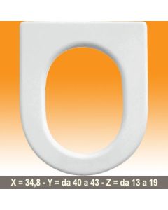 EVER ESEDRA - COPRIWATER LEGNO TRUCIOLARE POLIESTERE BIANCO