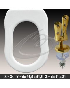 COPRIWATER EFI FLAMINIA CERNIERA DORATA ORO