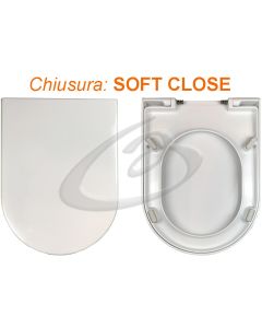 Copriwater Genesi Neroceramica Soft Close Chiusura Rallentata