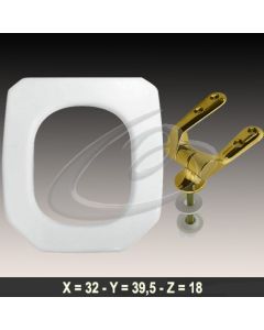 COPRIWATER ROYAL GLOBO CERNIERA DORATA ORO