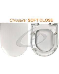 Copriwater Pluvia Sospeso Hidra Termoindurente Soft Close Chiusura Rallentata