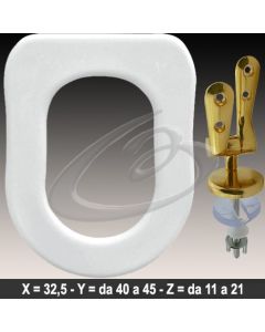 COPRIWATER NAFURA SIMAS CERNIERA DORATA ORO