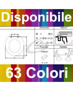 COPRIWATER SOHO ITALIAN STYLE BATH - DISPONIBILE IN 63 COLORI - MADE IN ITALY