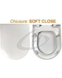 Copriwater Petra Dolomite Termoindurente Soft Close Chiusura Rallentata