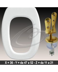 COPRIWATER NORDICA VAVID CERNIERA DORATA ORO