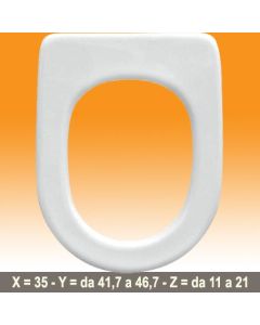 WASHINGTON RAK CERAMICS - COPRIWATER LEGNO TRUCIOLARE POLIESTERE BIANCO