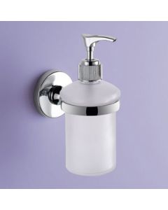 FE81 - FELCE DOSASAPONE CON EROGATORE IN PLASTICA CROMATA A COLLA BIADESIVO