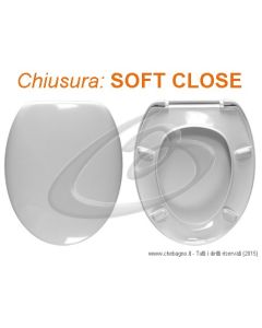 GALVIT CASMONA SEDILE WC TERMOINDURENTE AVVOLGENTE SOFT CLOSE CHIUSURA RALLENTATA