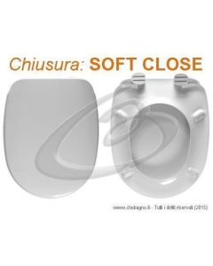 MY HIDRA SEDILE WC TERMOINDURENTE SOFT CLOSE CHIUSURA RALLENTATA COPRIWATER BIANCO