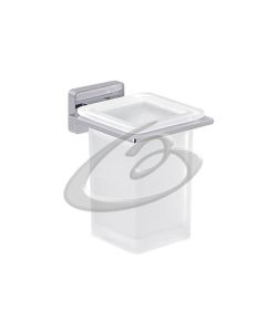 PORTASPAZZOLINI ATENA IN ACCIAIO CROMO LUCIDO GEDY 4410