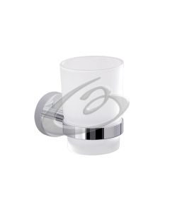 PORTASPAZZOLINI EROS IN ACCIAIO INOX CROMO LUCIDO GEDY 2310