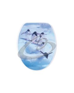 SEDILE WC IN MDF GRANATO PINGUINO GEDY CO41