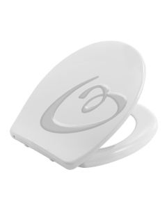 SEDILE WC IN RESINA AMETISTA SOFT CLOSE BIANCO GEDY 4001