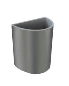 6898 - TINA PORTASPAZZOLINI, ACCIAIO INOX