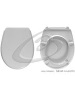 ARCHITET SOSP VITRA SEDILE WC TERMOINDURENTE COPRIWATER BIANCO MADE IN ITALY