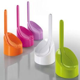 Scopino WC Cucciolo GEDY - Design Makio Hasuike, Bianco, Made In Italy, 2 Anni Garanzia - Foto 2