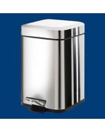 220913 - PORTARIFIUTI QUADRATO ARGENTA L.3