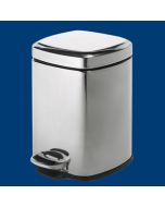 2309 - PORTARIFIUTI QUADRATO ARGENTA L.5