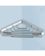 2480 - PORTASAPONE ANGOLARE A PARETE, IN FILO, ACCIAIO INOX