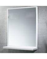 Foto specchio rettangolare con mensola