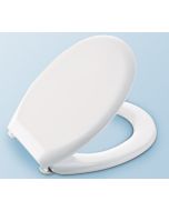 4017 - DIAMANTE, SEDILE WC IN RESINE, BIANCO