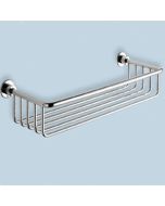 5618 - PORTA OGGETTI E SPUGNE DA VASCA IN FILO, OTTONE E ACCIAIO