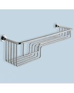 5620 - PORTA OGGETTI E SPUGNE DA VASCA IN FILO 2 PROFONDITA', OTTONE E ACCIAIO