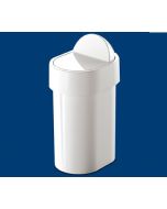 PORTARIFIUTI BAGNO JUNIOR L.4.8, BIANCO, GEDY TERMORETRAIBILE 8009