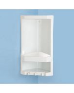 807902 - JUNIOR, PORTASAPONE ANGOLARE IN RESINE TERMOPLASTICHE, BIANCO