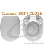 APOLLO VITRUVIT SEDILE WC TERMOINDURENTE SOFT CLOSE CHIUSURA RALLENTATA COPRIWATER BIANCO