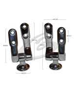 CERNIERE COPRIWATER BAMBY IDEAL STANDARD - CROMO LUCIDO