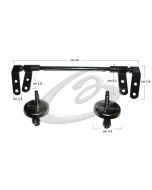 CERNIERE COPRIWATER S20 VITRA - CROMO LUCIDO