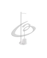 COLONNINA PORTAROTOLO E SCOPINO WC MAMMOLO GEDY ALLUMINIO ACCIAIO INOX LACCATO BIANCO MM32