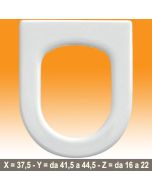 APP FLAMINIA - COPRIWATER LEGNO TRUCIOLARE POLIESTERE BIANCO