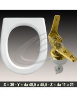 COPRIWATER ARETUSINA CESAME CERNIERA DORATA ORO