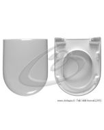 DIAMANTE CERAMICA OCEANO SEDILE WC TERMOINDURENTE COPRIWATER AVVOLGENTE BIANCO MADE IN ITALY