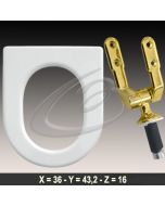 COPRIWATER ALPINA DOLOMITE CERNIERA DORATA ORO